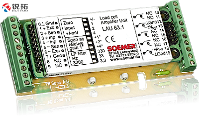 德国SOEMER LAU63.1模拟测量放大器