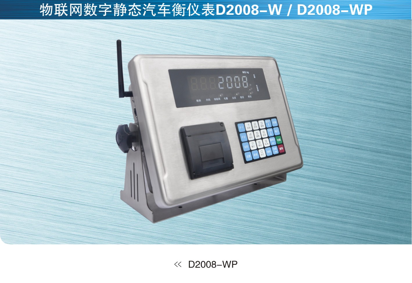 美国SunCells D2008-W和D2008-WP物联网汽车衡仪表