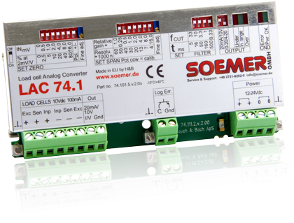 德国SOEMER LAC74.1模拟测量放大器